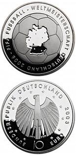 FIFA WK Voetbal Duitsland I 10 euro Duitsland 2003 UNC